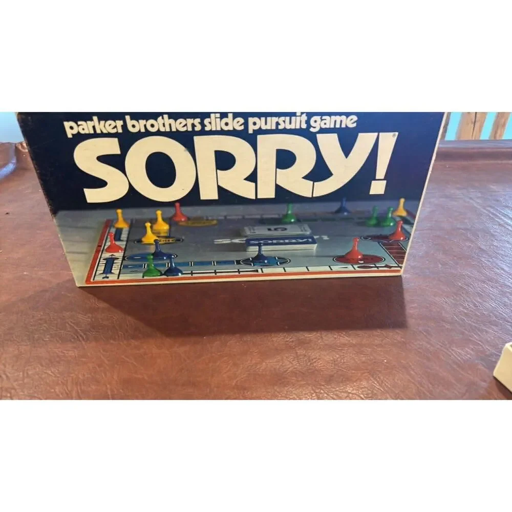Sorry! 1972 Classic Family Board Game  parker Brothers Vintage